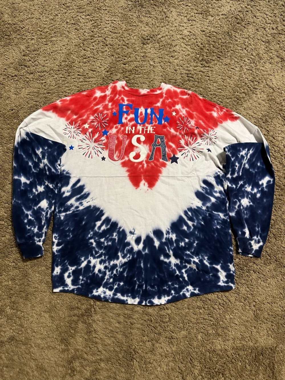 Vintage Walt Disney “4th of July” spirit jersey 00s size large